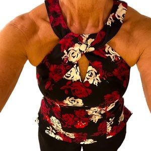 White House black market. Dressy fitted bustier style size2